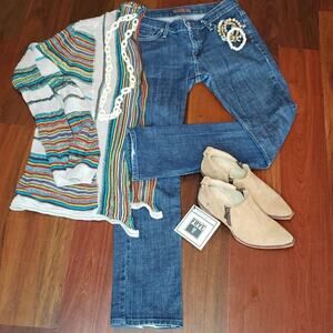 James Cured Dry Aged Denim Straight Leg SZ 26